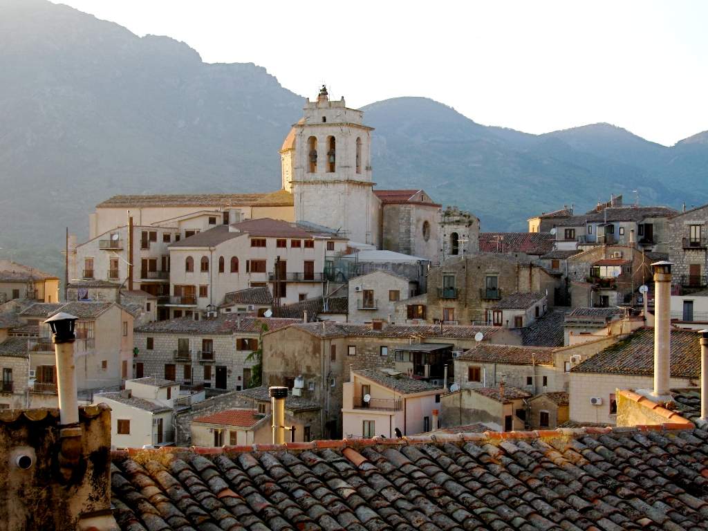 Mountain Village of Petralia Sottana in Sicily 